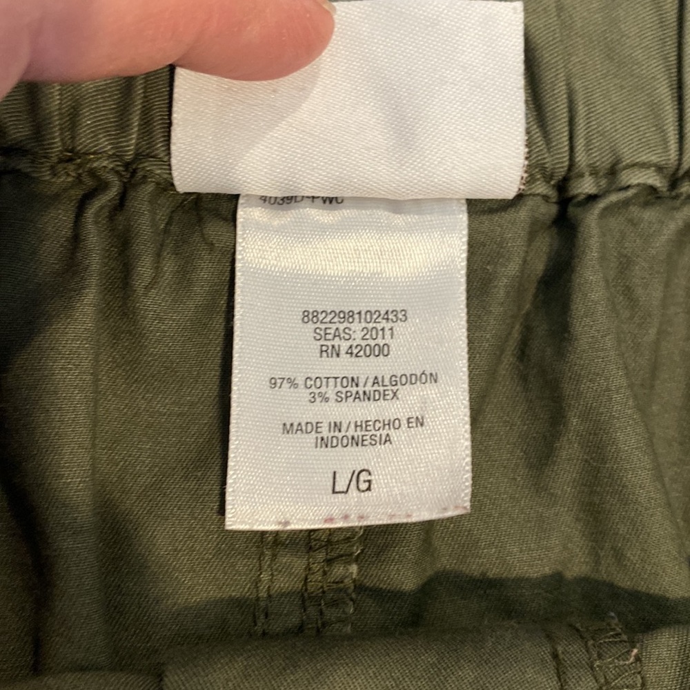 Jaclyn Smith Army Green Skirt With Belt Loops Size Large - Picture 4 of 9